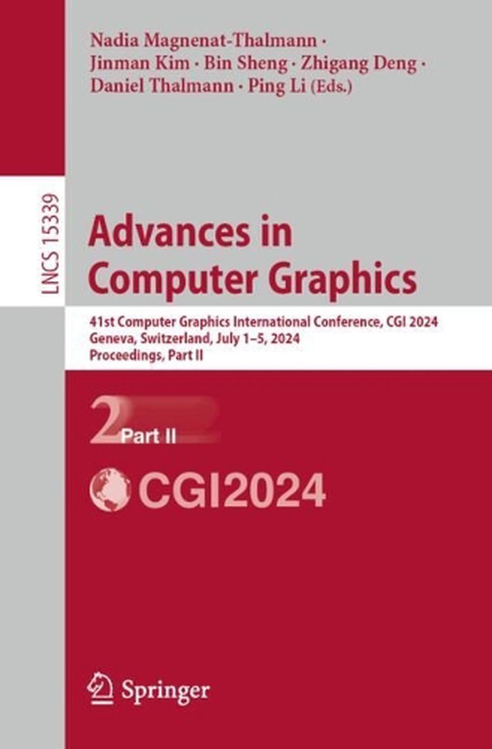 Advances in Computer Graphics by Nadia Magnenat-Thalmann, Paperback ...