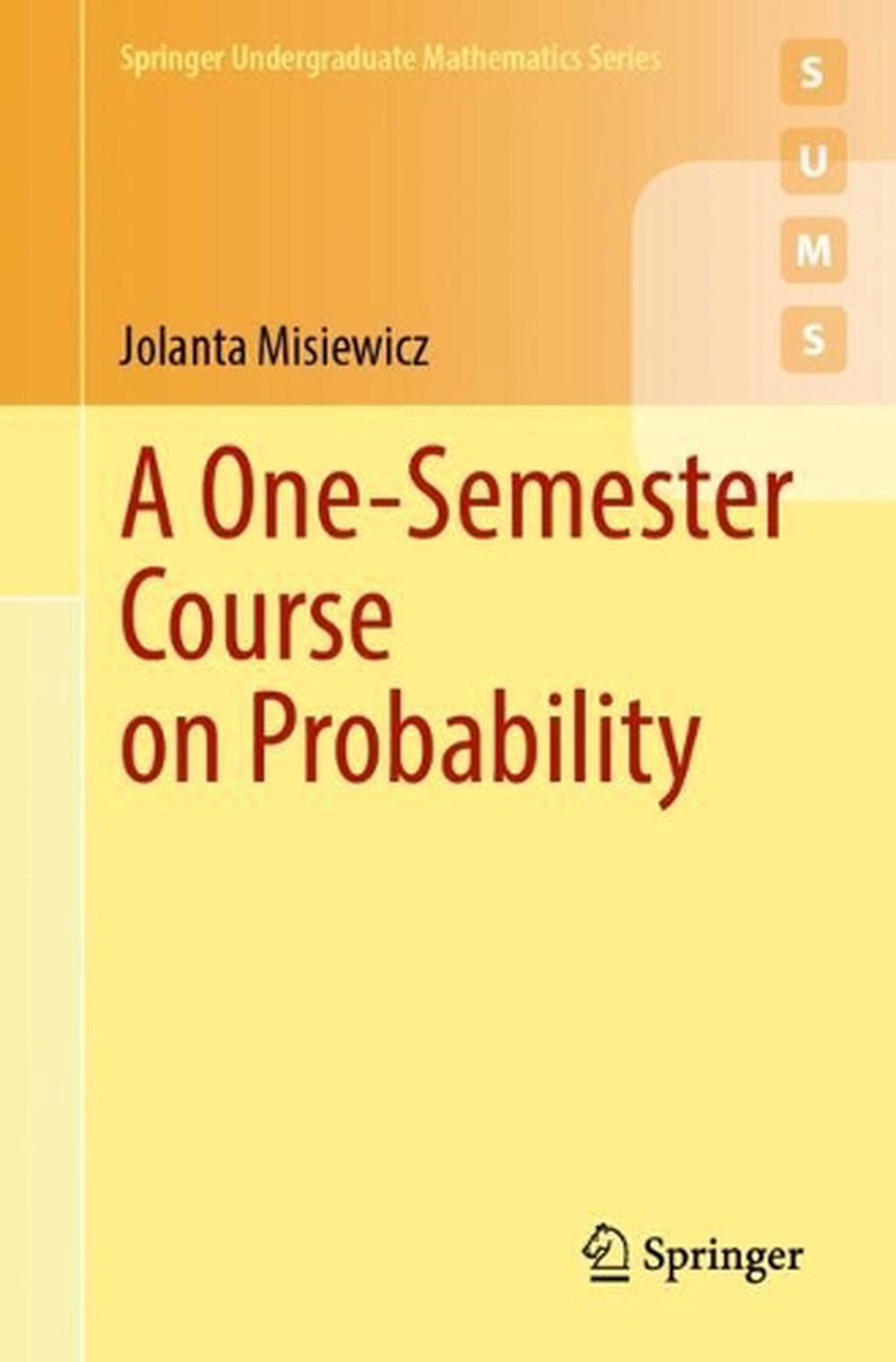 A One-Semester Course on Probability, 9783031866807
