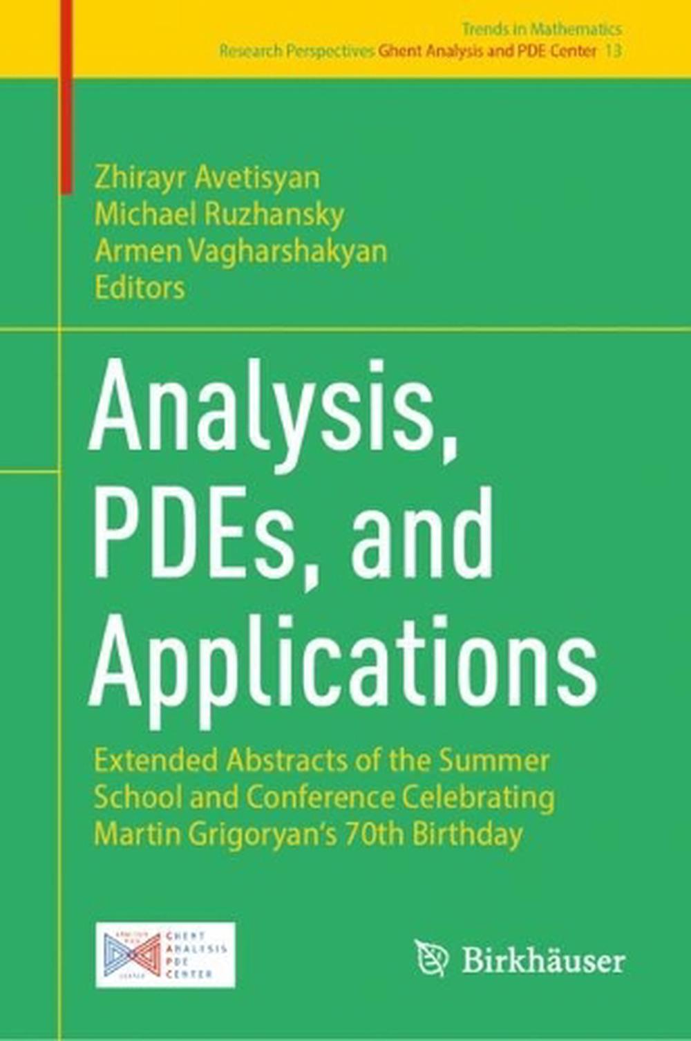 Analysis, PDEs, and Applications, 9783031894626