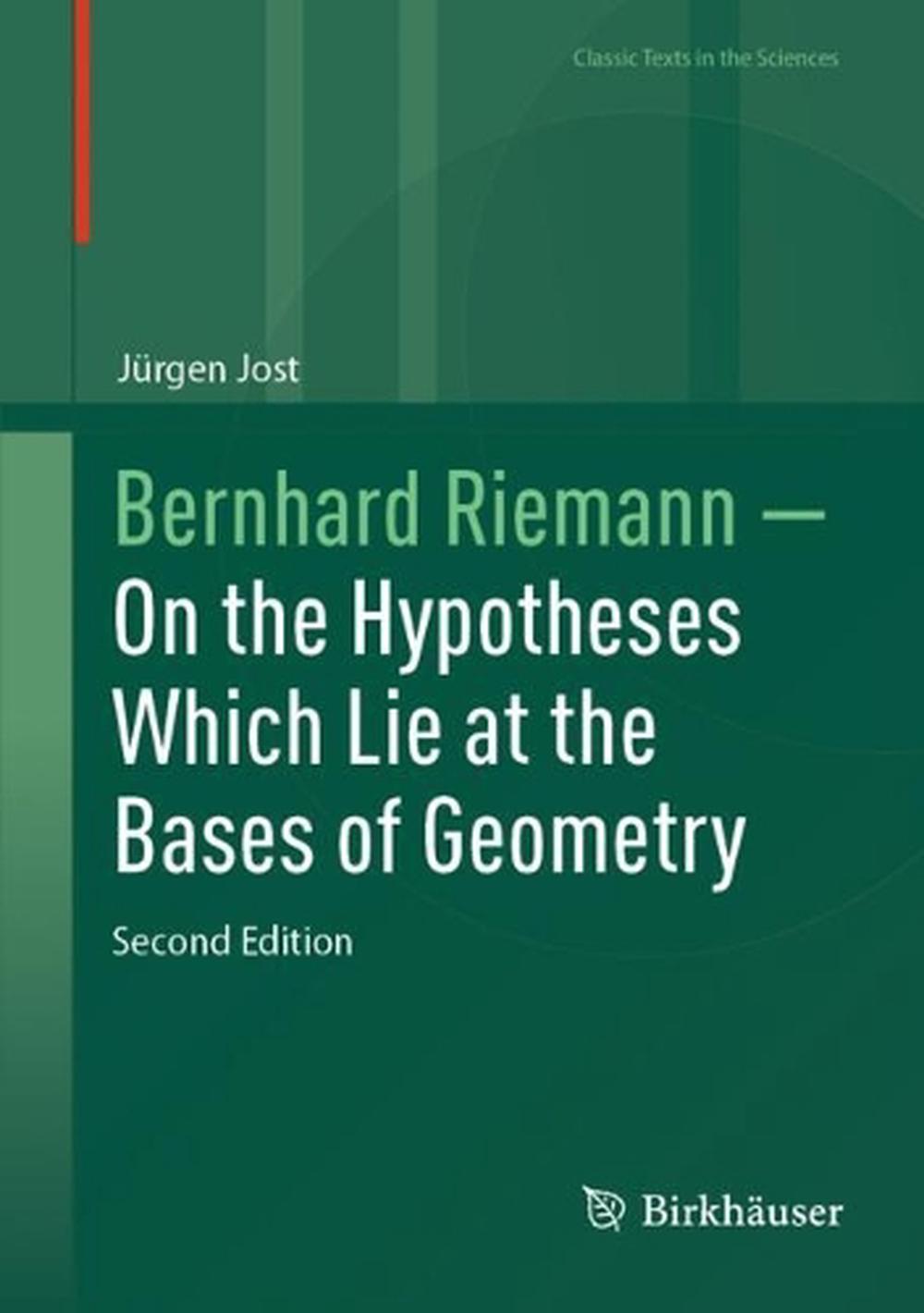 Bernhard Riemann — On the Hypotheses Which Lie at the Bases of Geometry, 9783031914881