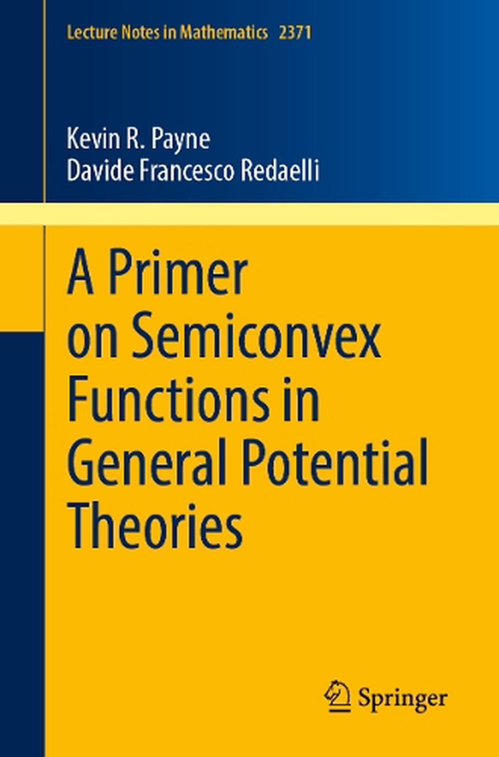 A Primer on Semiconvex Functions in General Potential Theories, 9783031943393