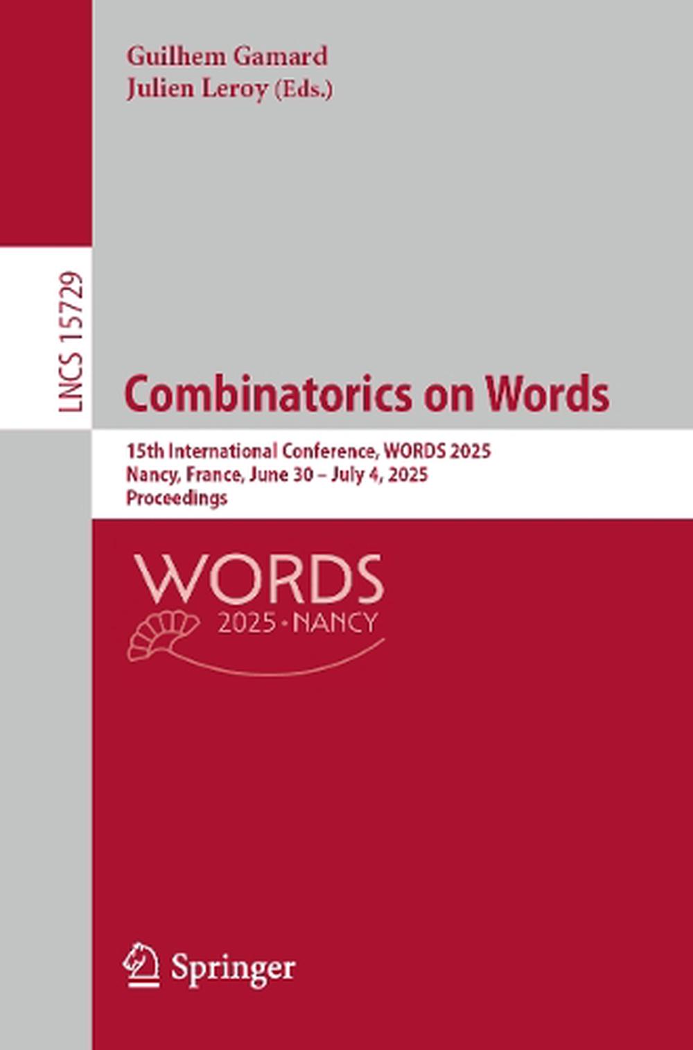 Combinatorics on Words, 9783031975479