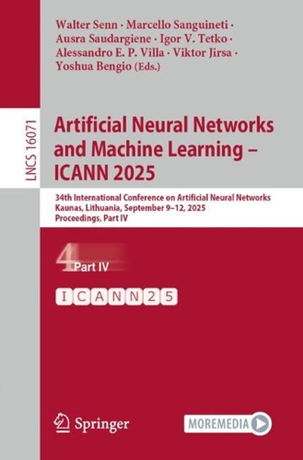 Artificial Neural Networks and Machine Learning – ICANN 2025, 9783032045546