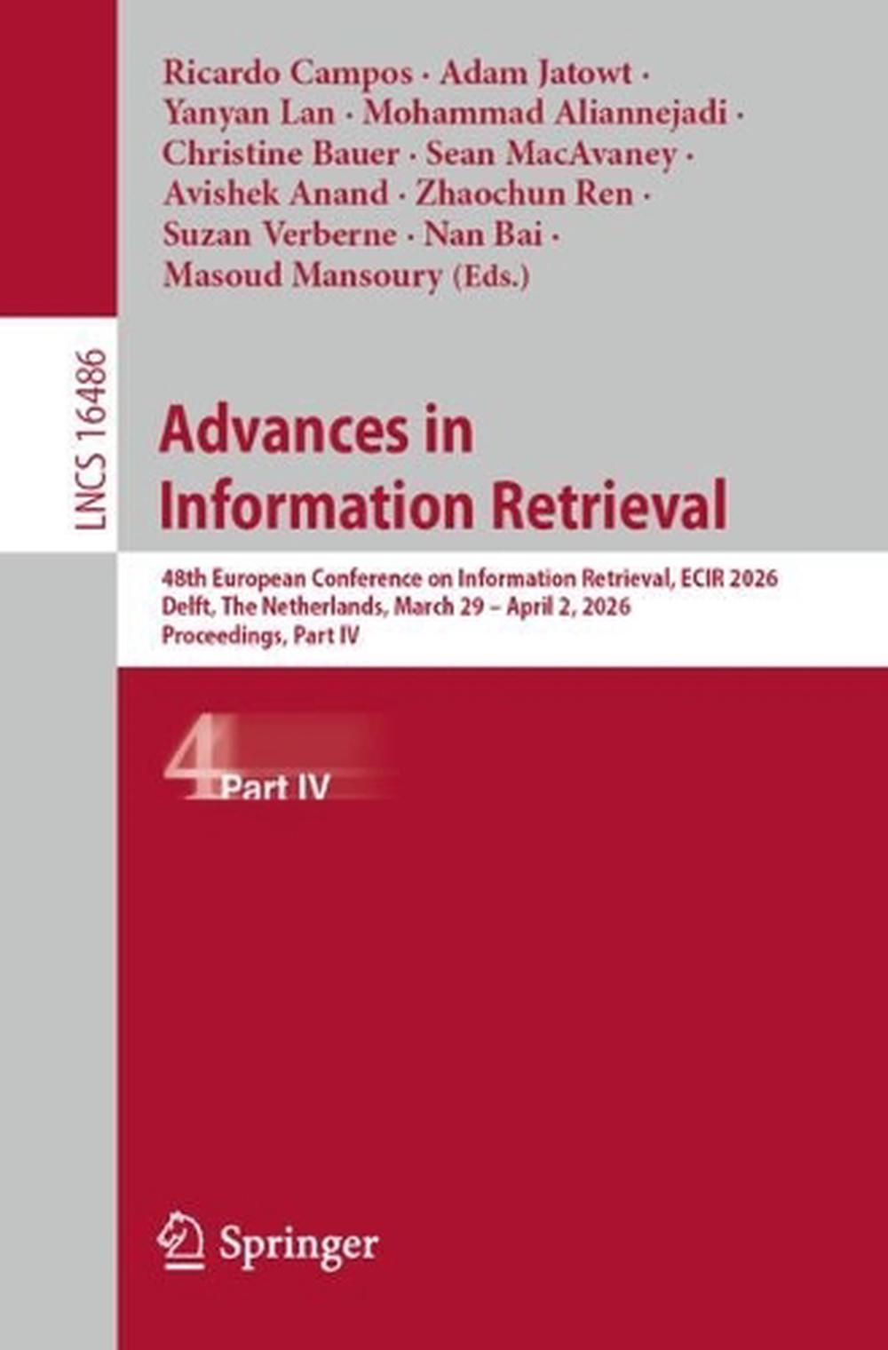 Advances in Information Retrieval, 9783032213204