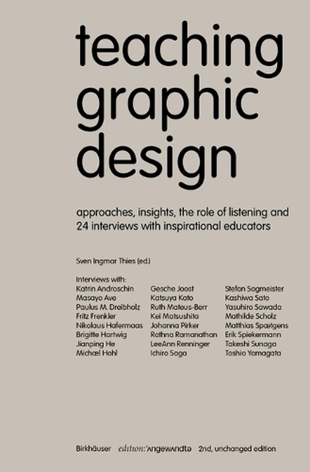 Teatching Design Teaching Graphic Design by Sven Ingmar Thies, Paperback, 9783035629644 ...