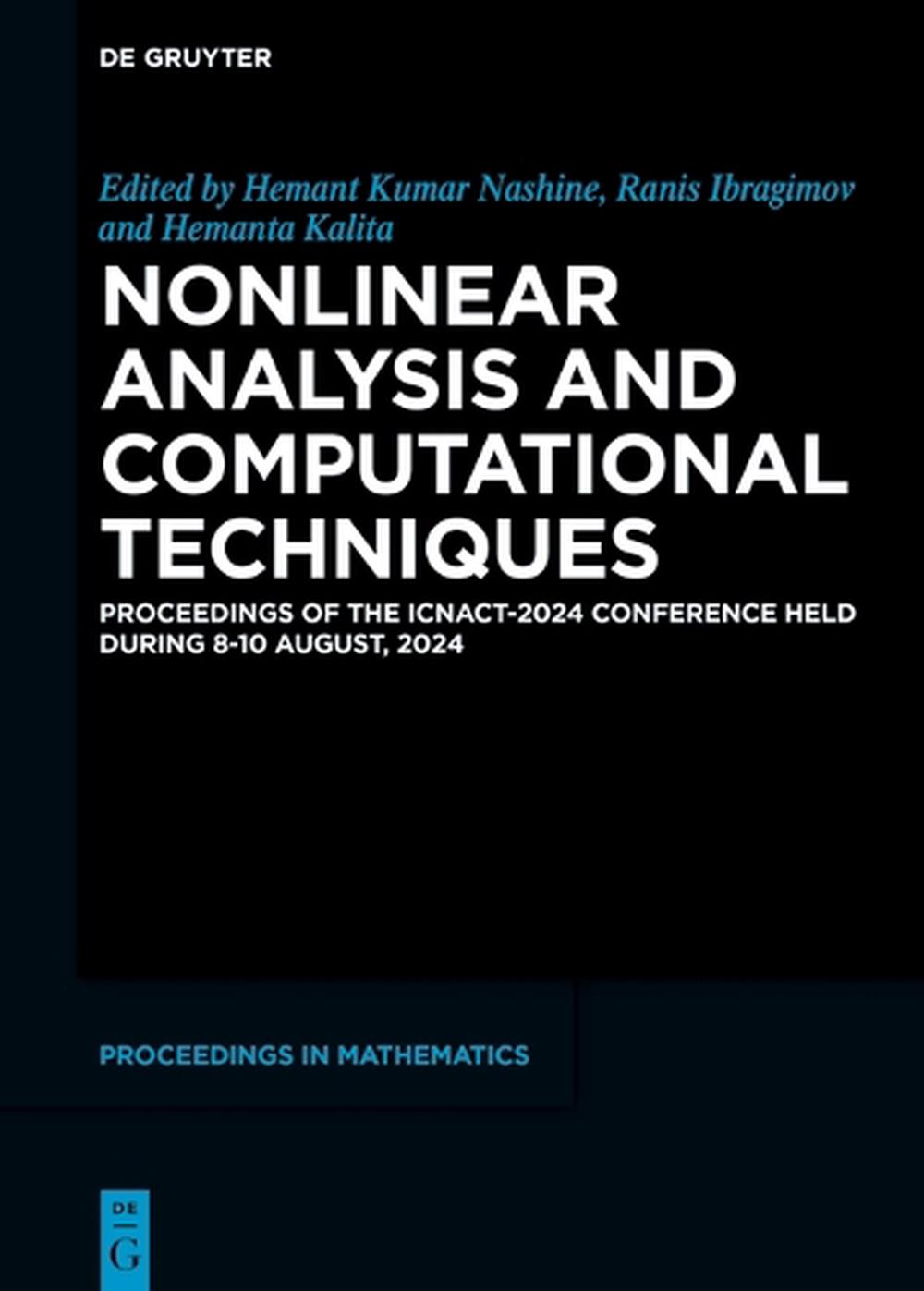 Nonlinear Analysis and Computational Techniques, 9783111724553