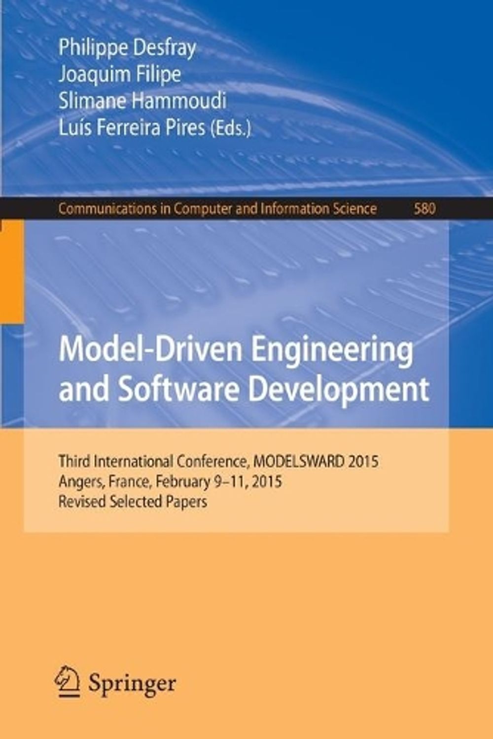 Model-Driven Engineering and Software Development, 1st Edition by ...