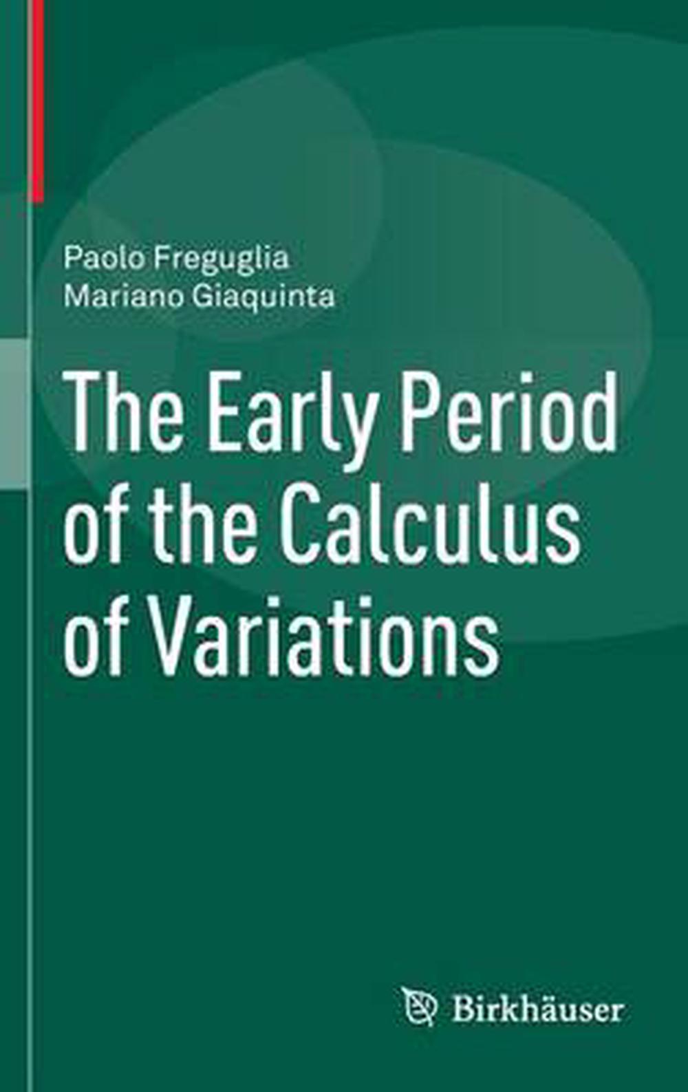 Early Period of the Calculus of Variations, 9783319389448