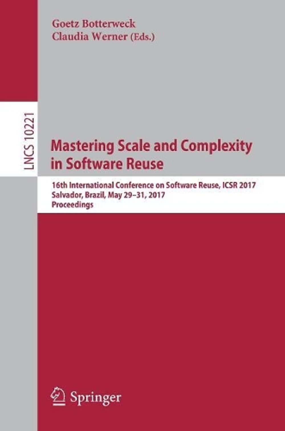 Mastering Scale and Complexity in Software Reuse, 1st Edition by Goetz ...