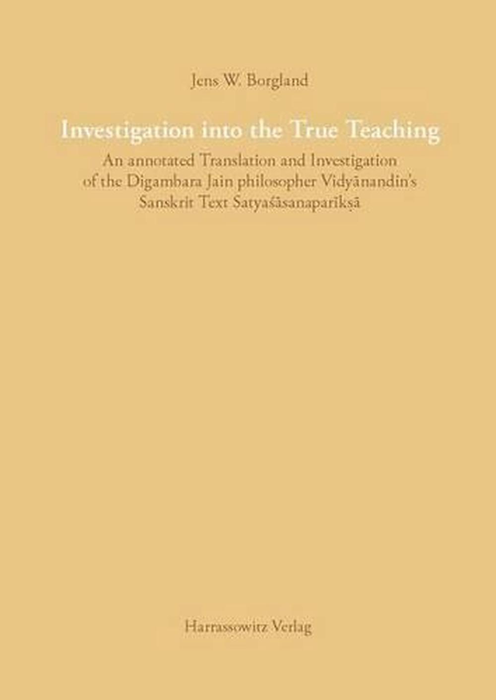 Examination Into the True Teaching, 9783447067034