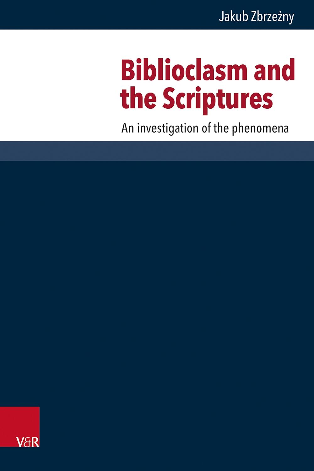 Biblioclasm and the Scriptures, 9783525560570