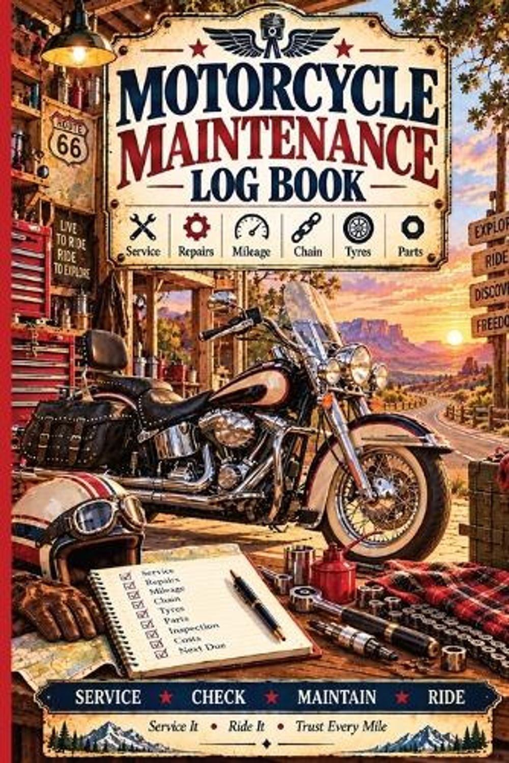Motorcycle Maintenance Log Book by Inge Baum - ISBN: 9783567023637