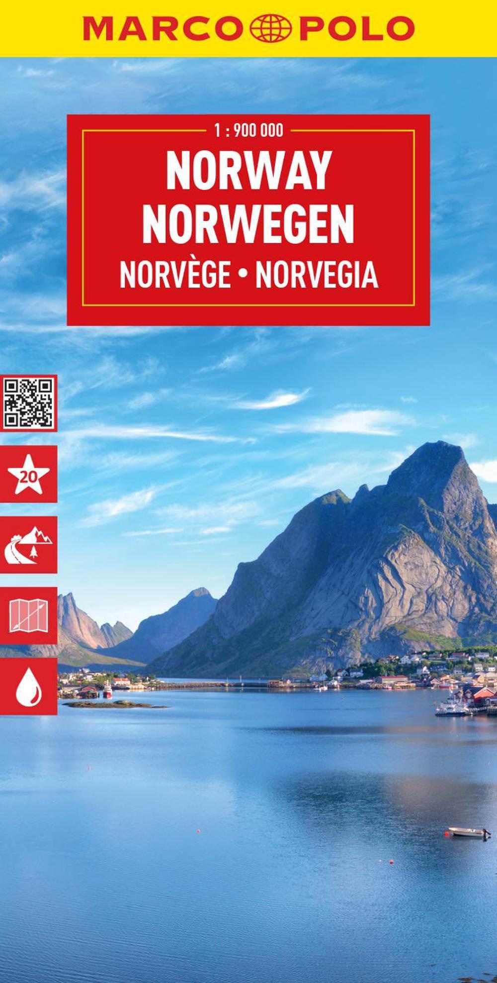Norway Marco Polo Map, 9783575017642