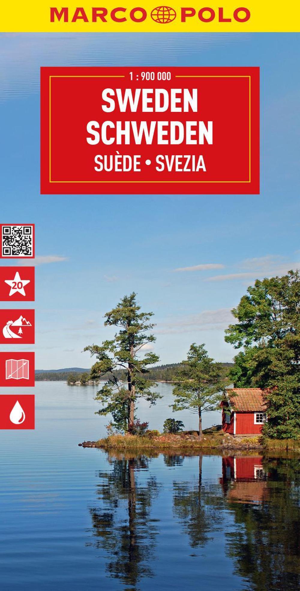 Sweden Marco Polo Map, 9783575017673