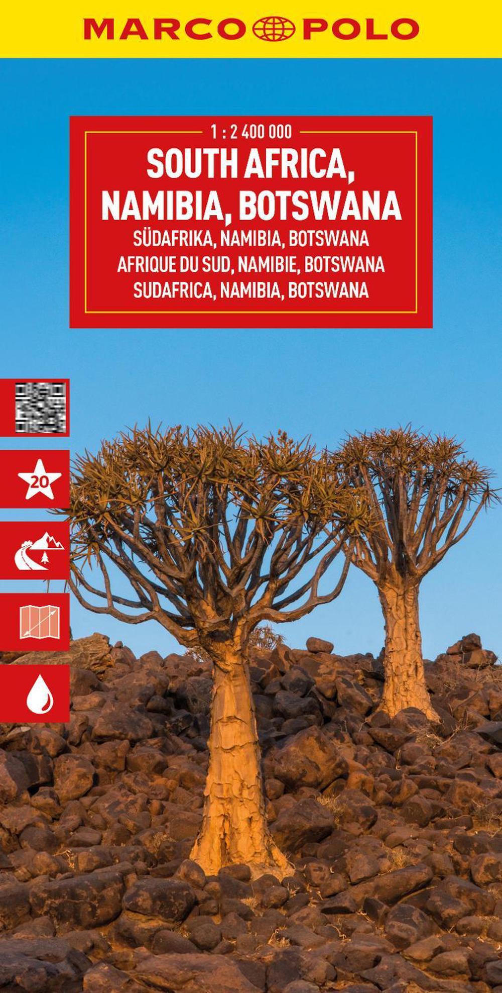 South Africa, Namibia & Botswana Marco Polo Map by Marco Polo - ISBN: 9783575021861