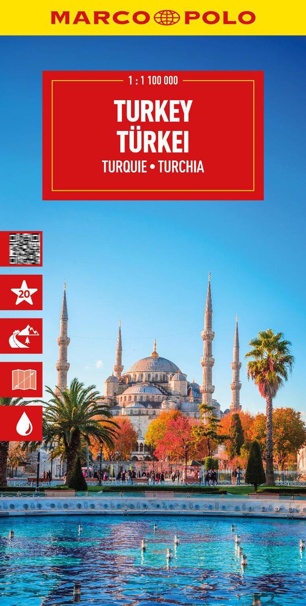 Turkey / Türkiye Marco Polo Map, 9783575022097