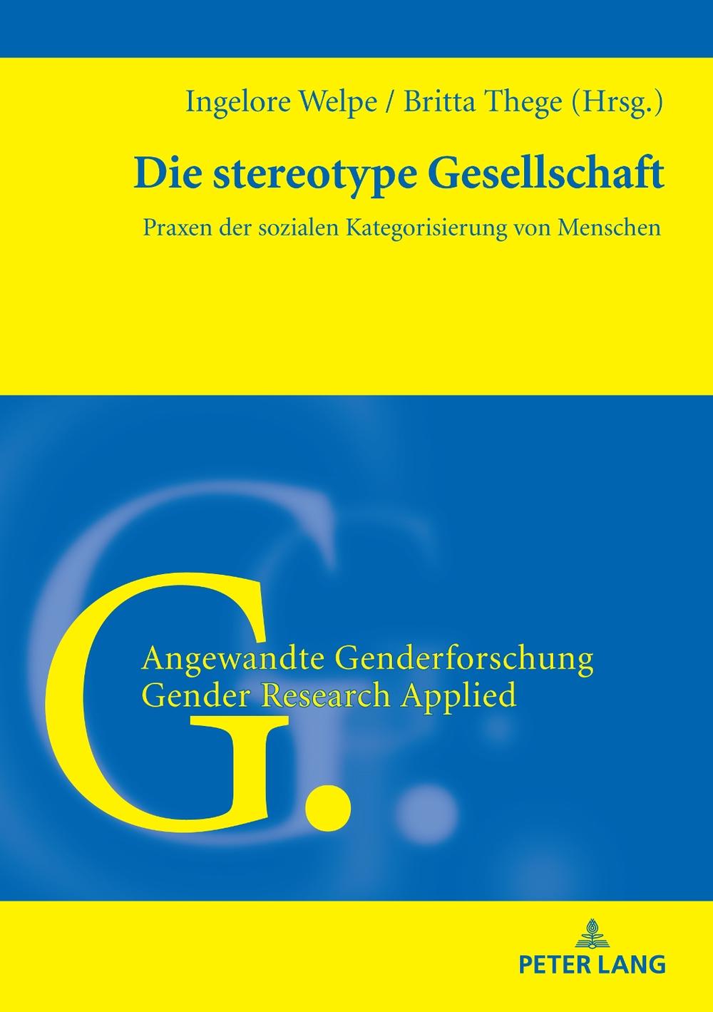 Die stereotype Gesellschaft, 9783631883150