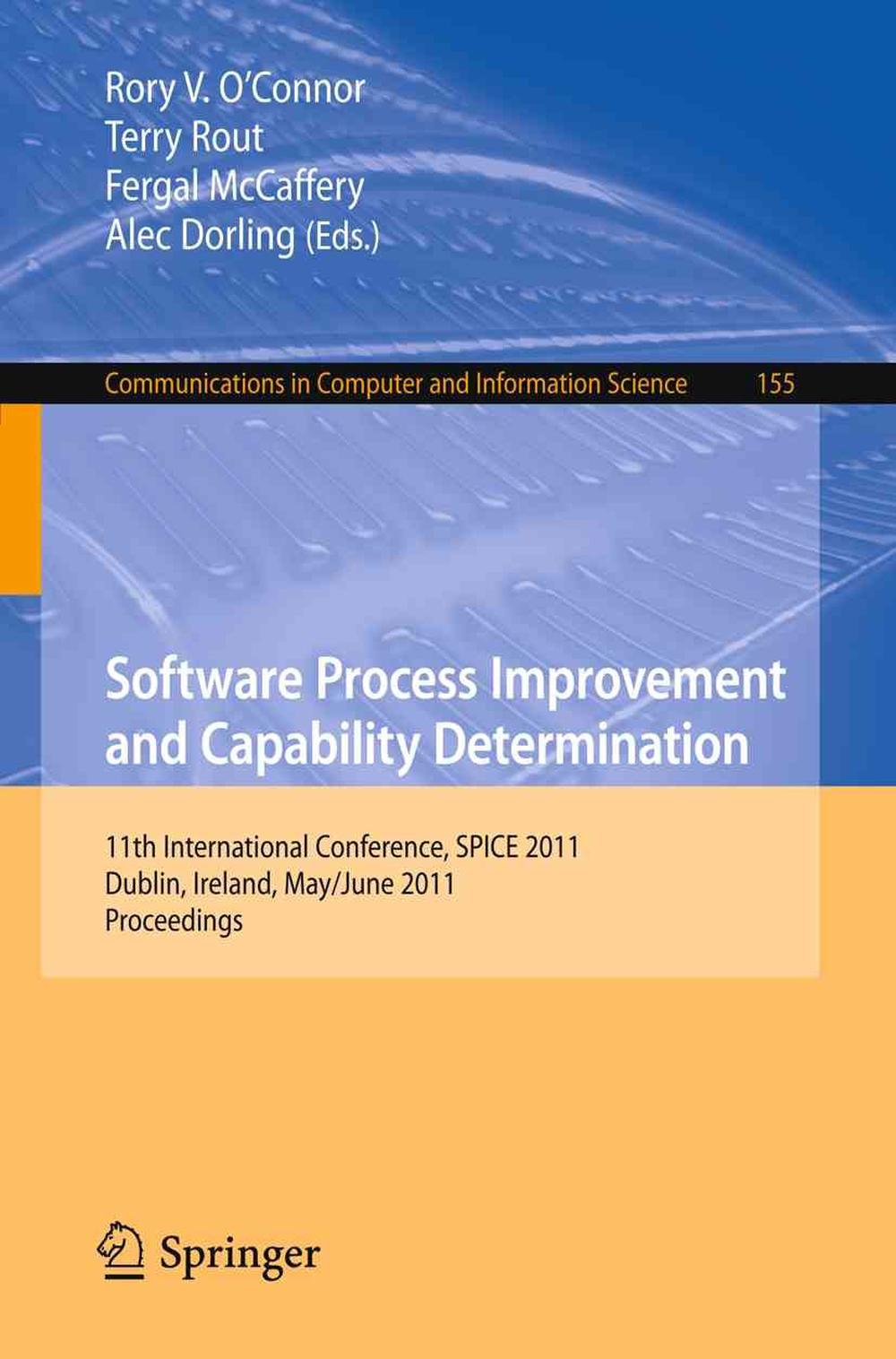 Software Process Improvement and Capability Determination by Rory O ...