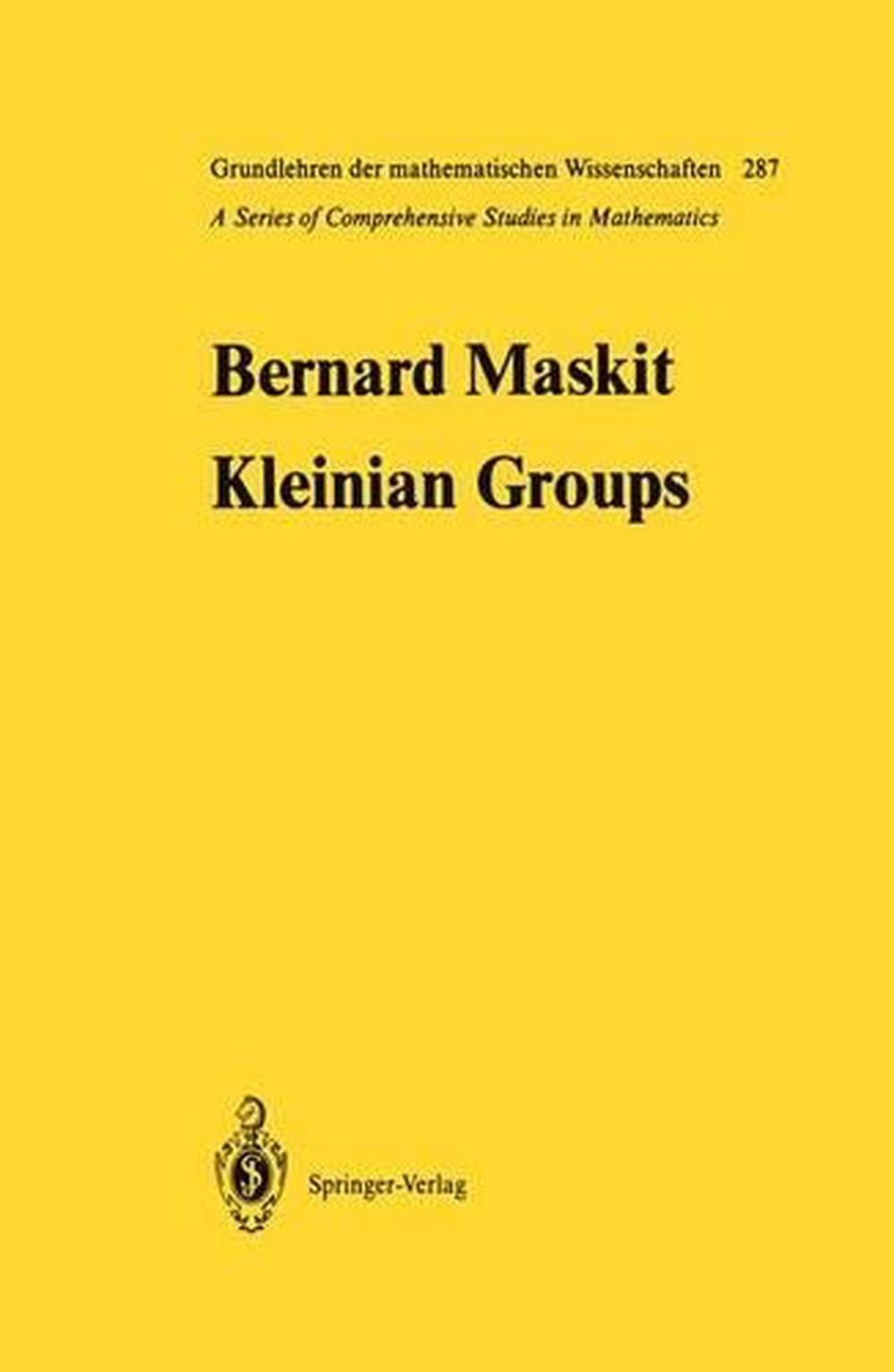 Kleinian Groups, 9783642648786