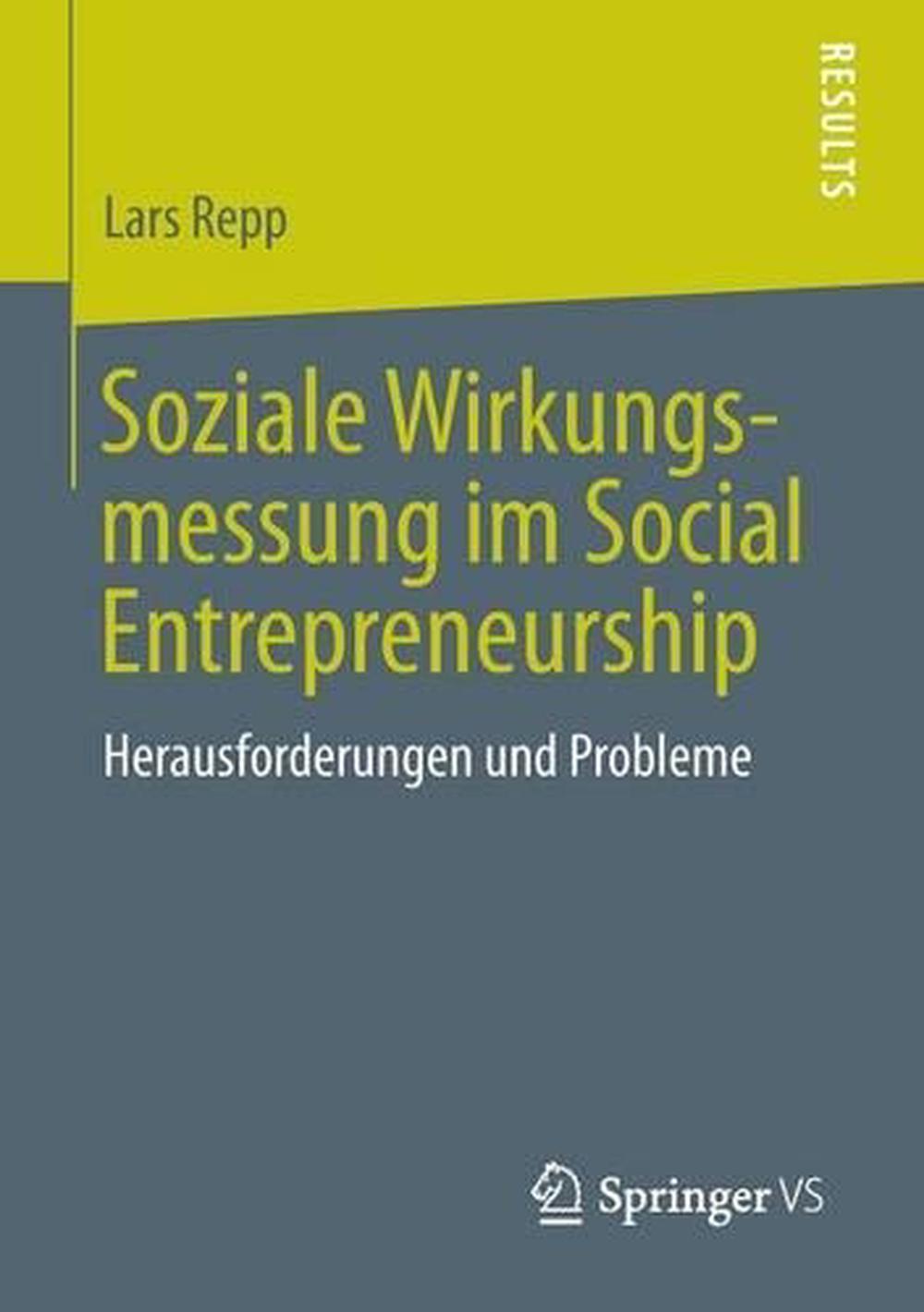 Soziale Wirkungsmessung im Social Entrepreneurship, 9783658030094