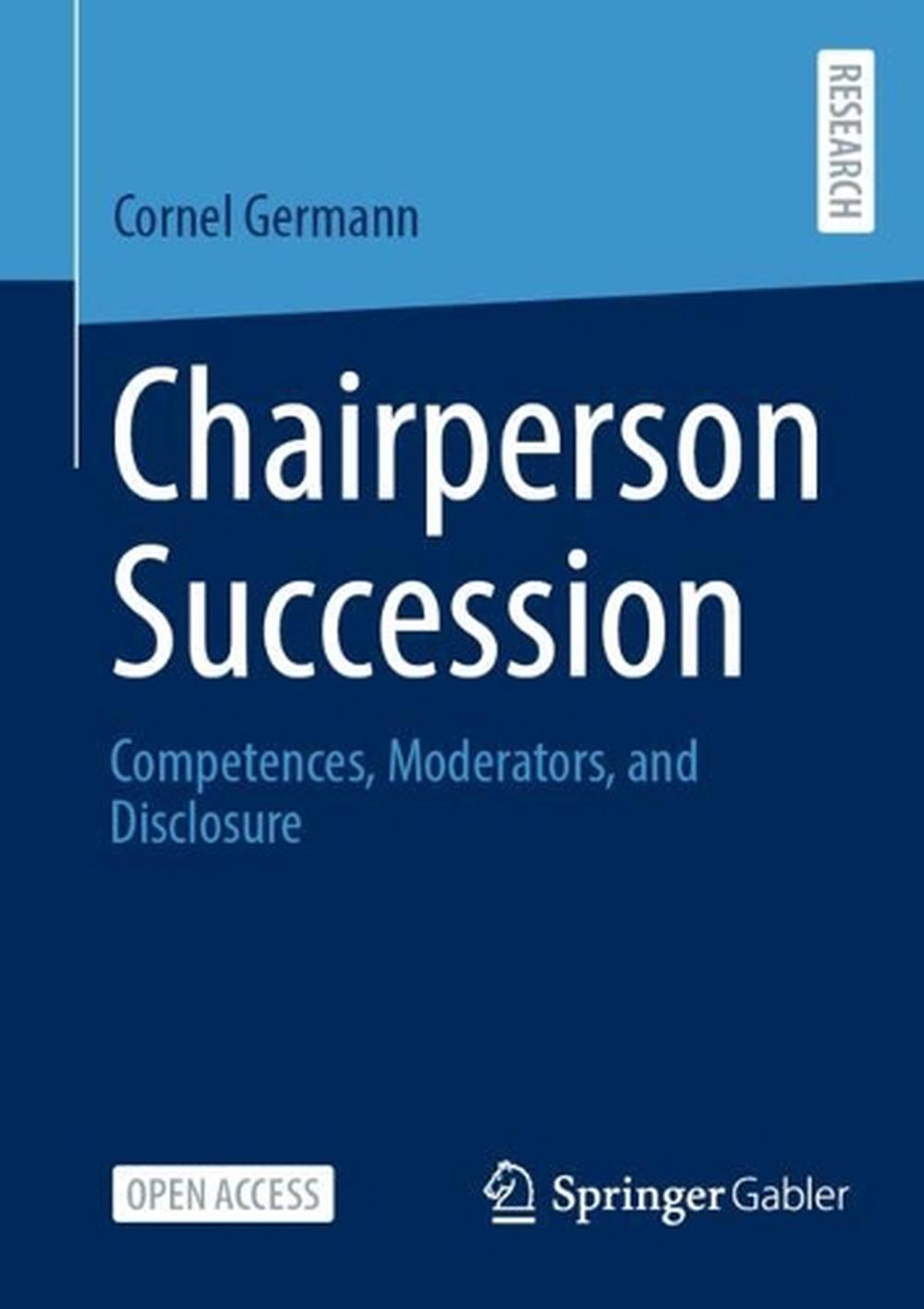 Chairperson Succession, 9783658408169