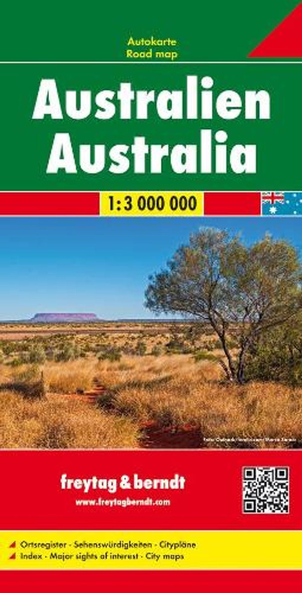 Australia, Automap 1:3.000.000 by Freytag-Berndt, Folded, 9783707914153 ...