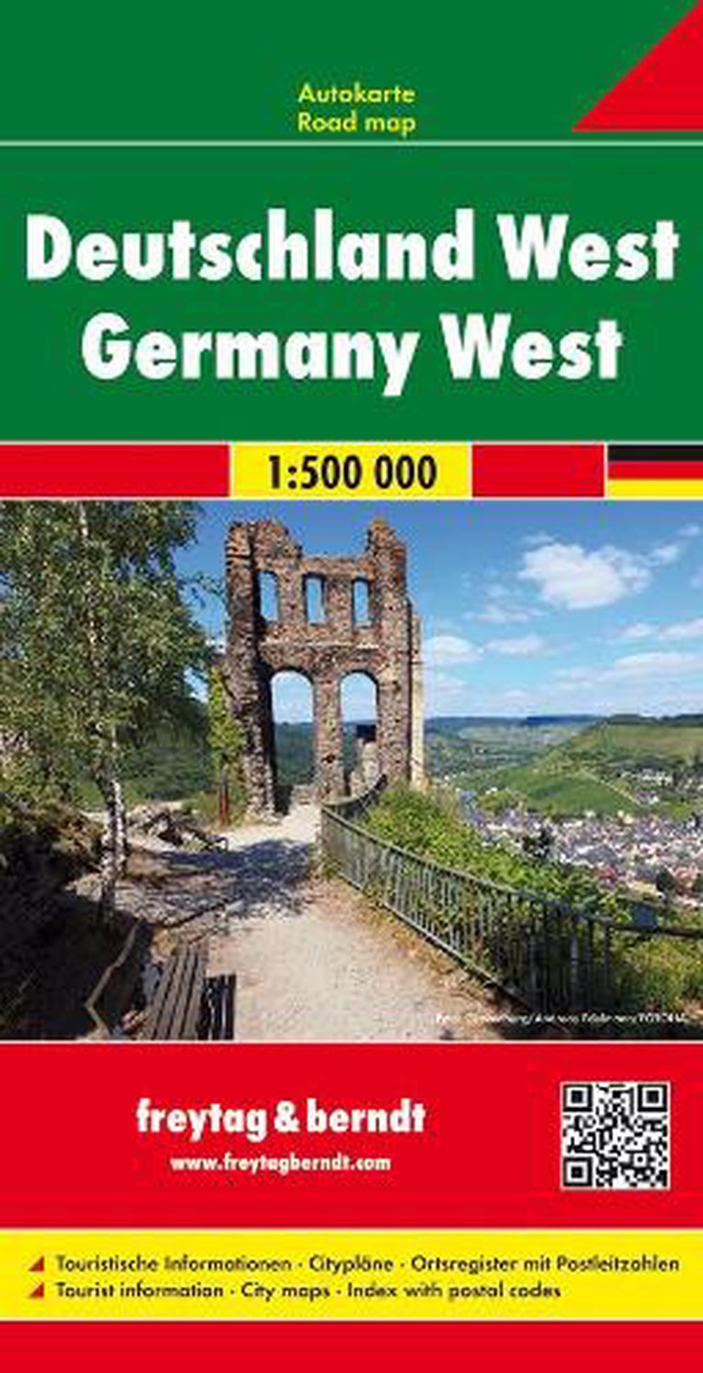 Germany West Road Map 1:500 000, 9783707915822