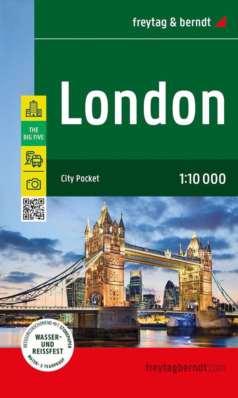 London City Pocket Map, 9783707922417