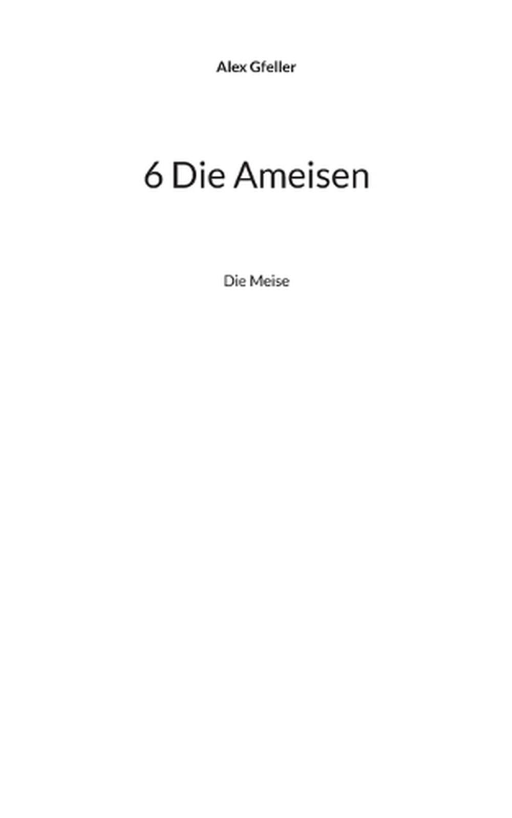 6 Die Ameisen, 9783769398465