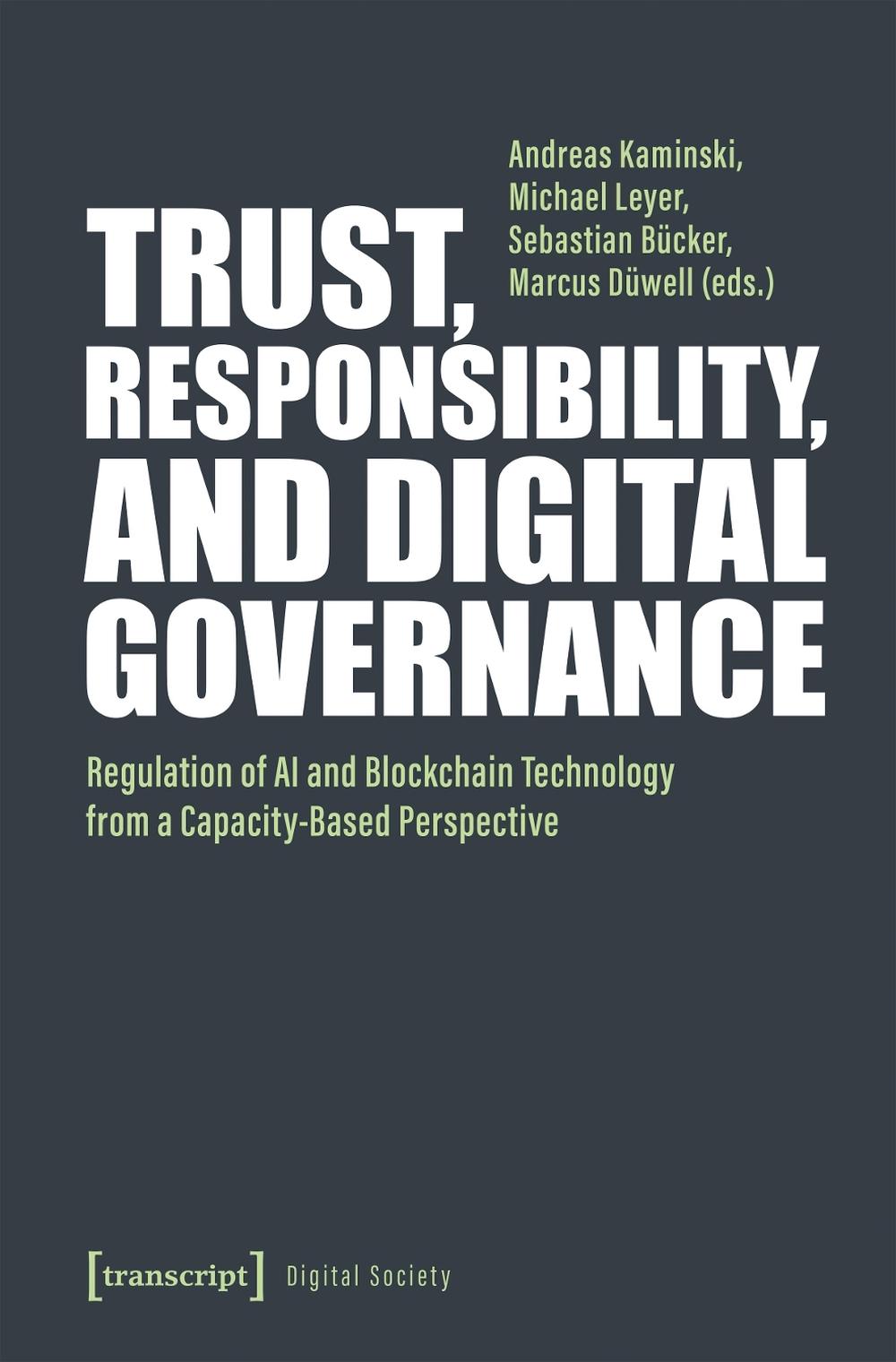 Trust, Responsibility, and Digital Governance, 9783837678024