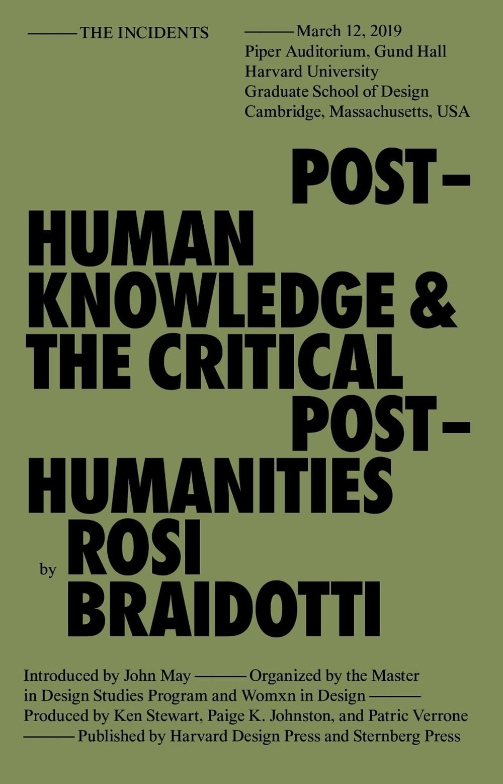 Posthuman Knowledge and the Critical Posthumanities by Rosi Braidotti - ISBN: 9783956796104