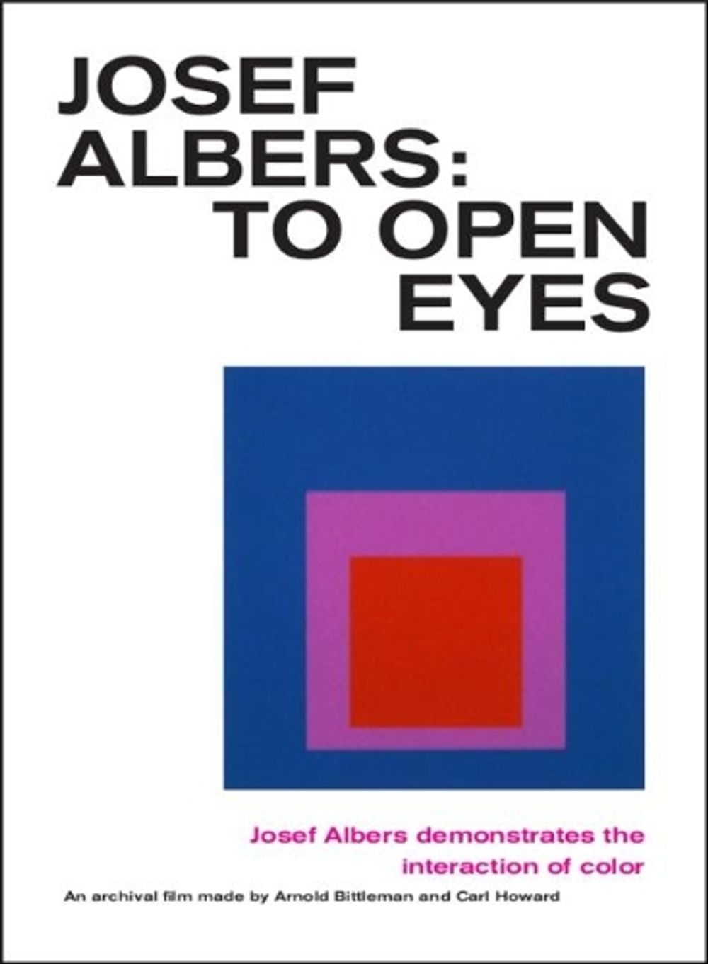 DVD: Josef Albers by Josef Albers - ISBN: 9783960984078