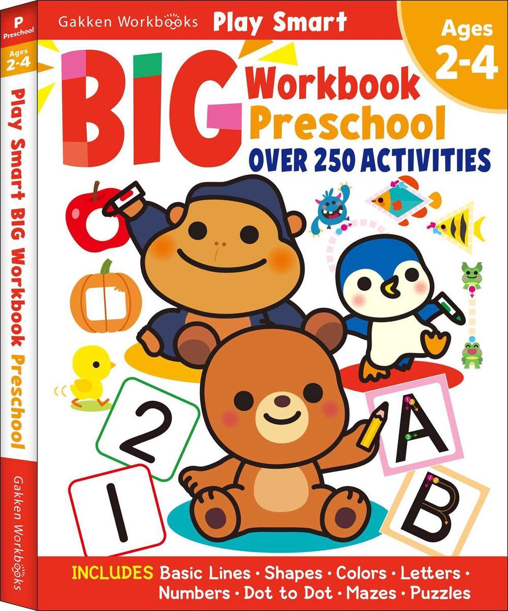Play Smart Big Preschool Workbook Ages 2-4 by Gakken early childhood experts - ISBN: 9784056211139