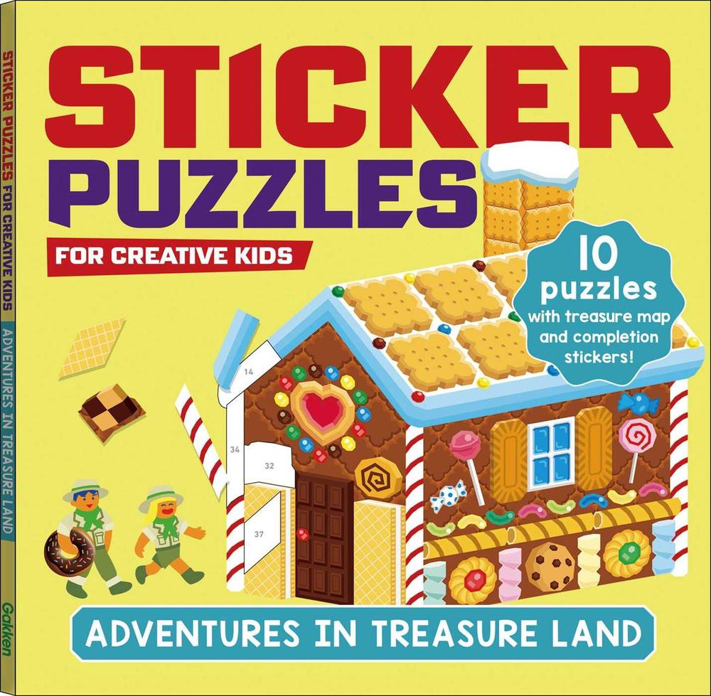STICKER PUZZLES; ADVENTURES IN TREASURELAND by Gakken early childhood experts - ISBN: 9784056212365