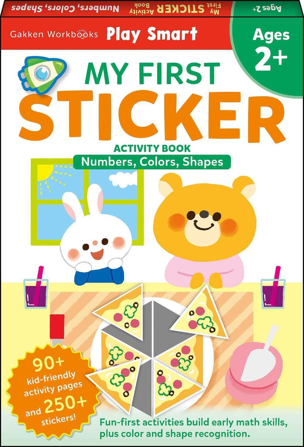 Play Smart MY FIRST STICKER Numbers, Colors, Shapes by Gakken early childhood experts - ISBN: 9784056212389