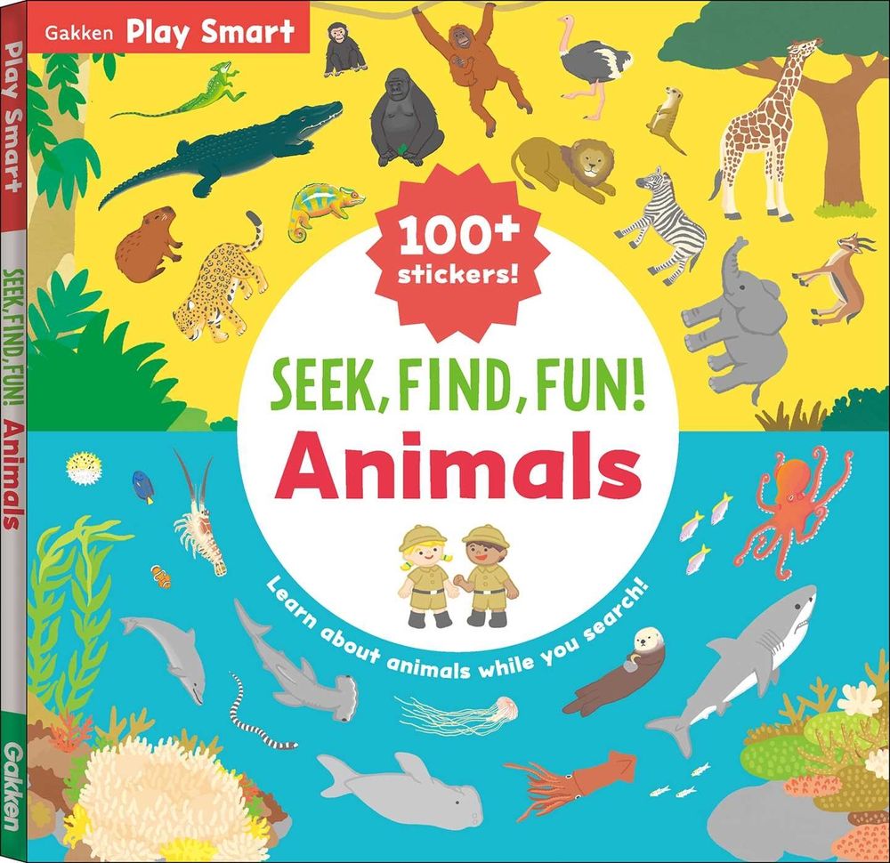 SEEK, FIND, FUN! Animals by Gakken early childhood experts - ISBN: 9784056212501