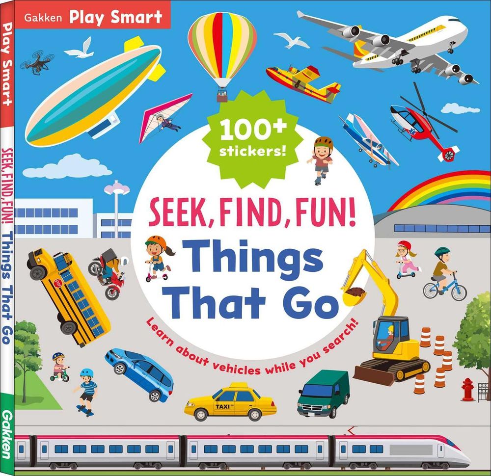 SEEK, FIND, FUN! Things That Go by Gakken early childhood experts - ISBN: 9784056212686
