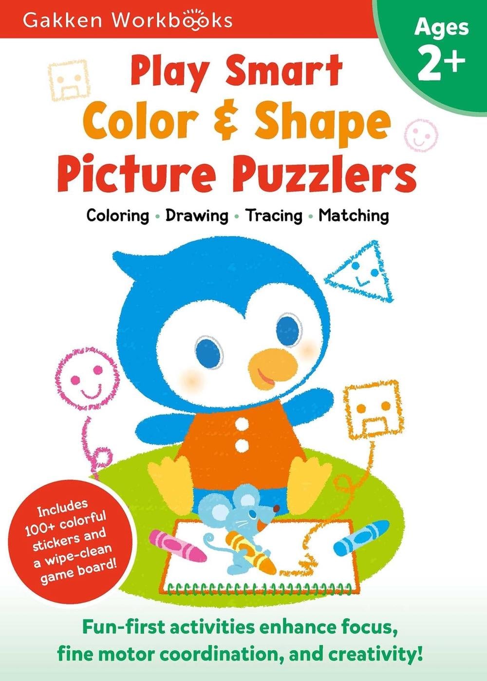 Play Smart Color & Shape Picture Puzzlers Age 2+ by Gakken early childhood experts - ISBN: 9784056300246