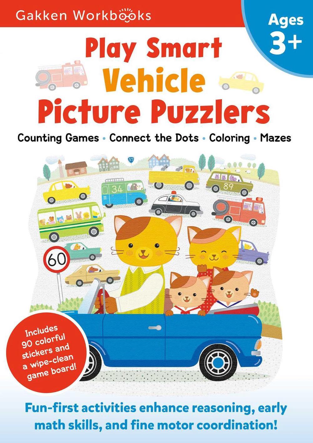 Play Smart Vehicle Picture Puzzlers Age 3+ by Gakken early childhood experts - ISBN: 9784056300253