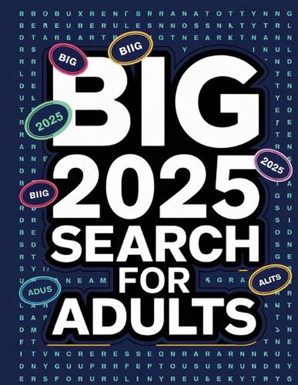 2025 Word Search for Adults Large Print Activity Book by Laura Bidden ...