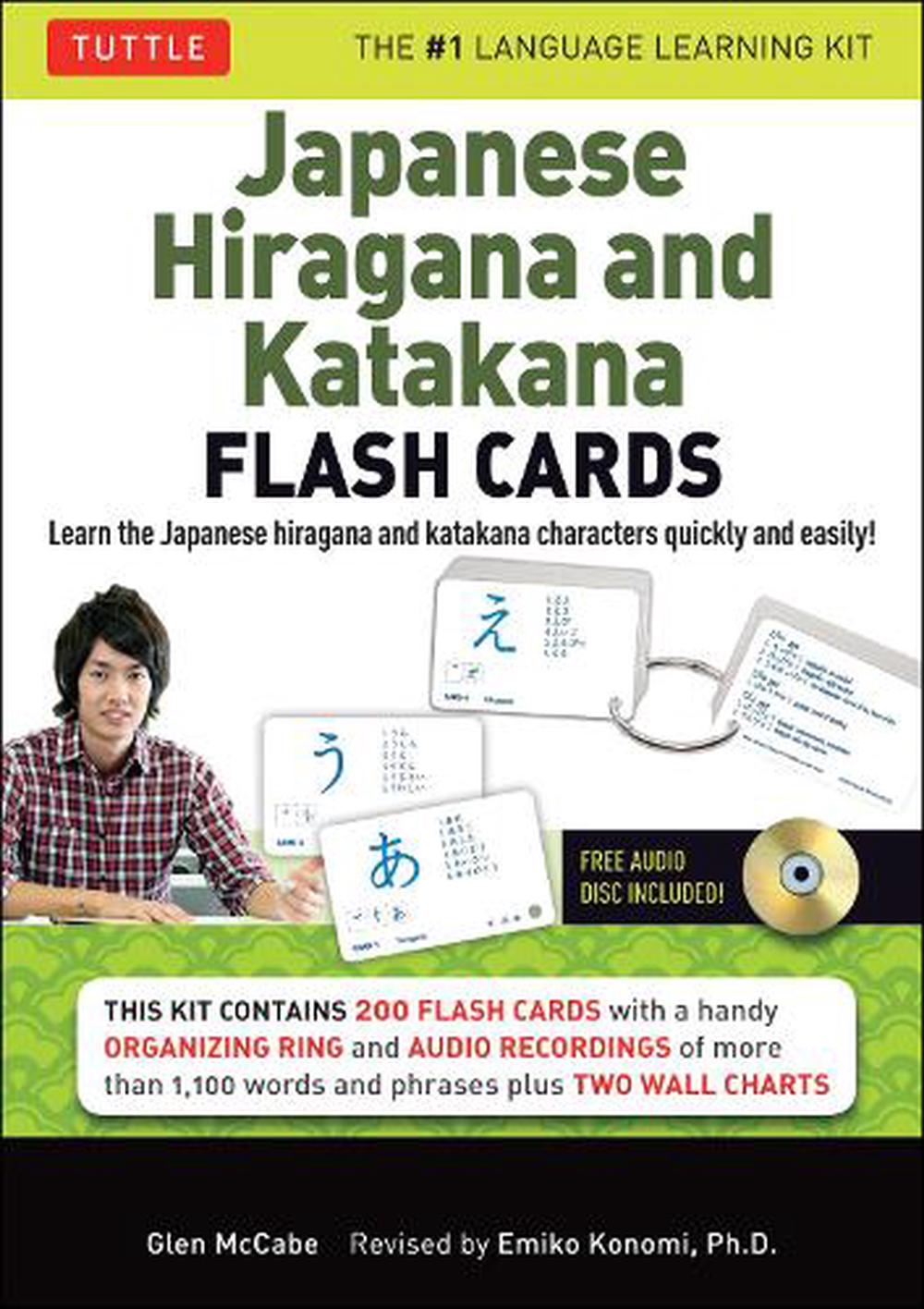 Learning Japanese Hiragana And Katakana Flash Cards Kit By Glen Mccabe Book Merchandise Buy Online At Moby The Great