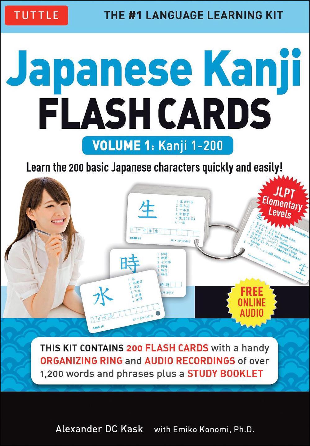 Japanese Kanji Flash Cards Kit Volume 1, 9784805311745
