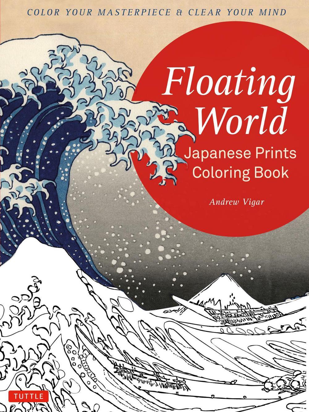 Floating World Japanese Prints Coloring Book, 9784805313947