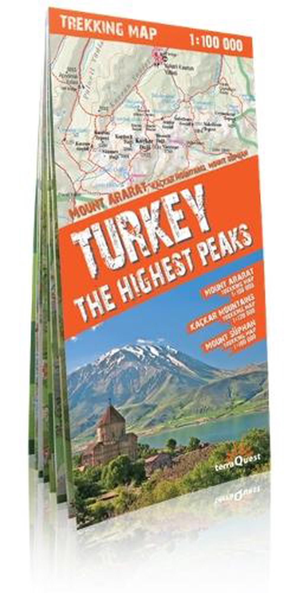 terraQuest Trekking Map Turkey, 9788361155294