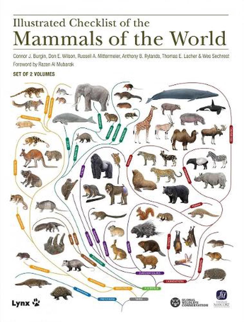 Illustrated Checklist of the Mammals of the World. 2 volums, 9788416728367