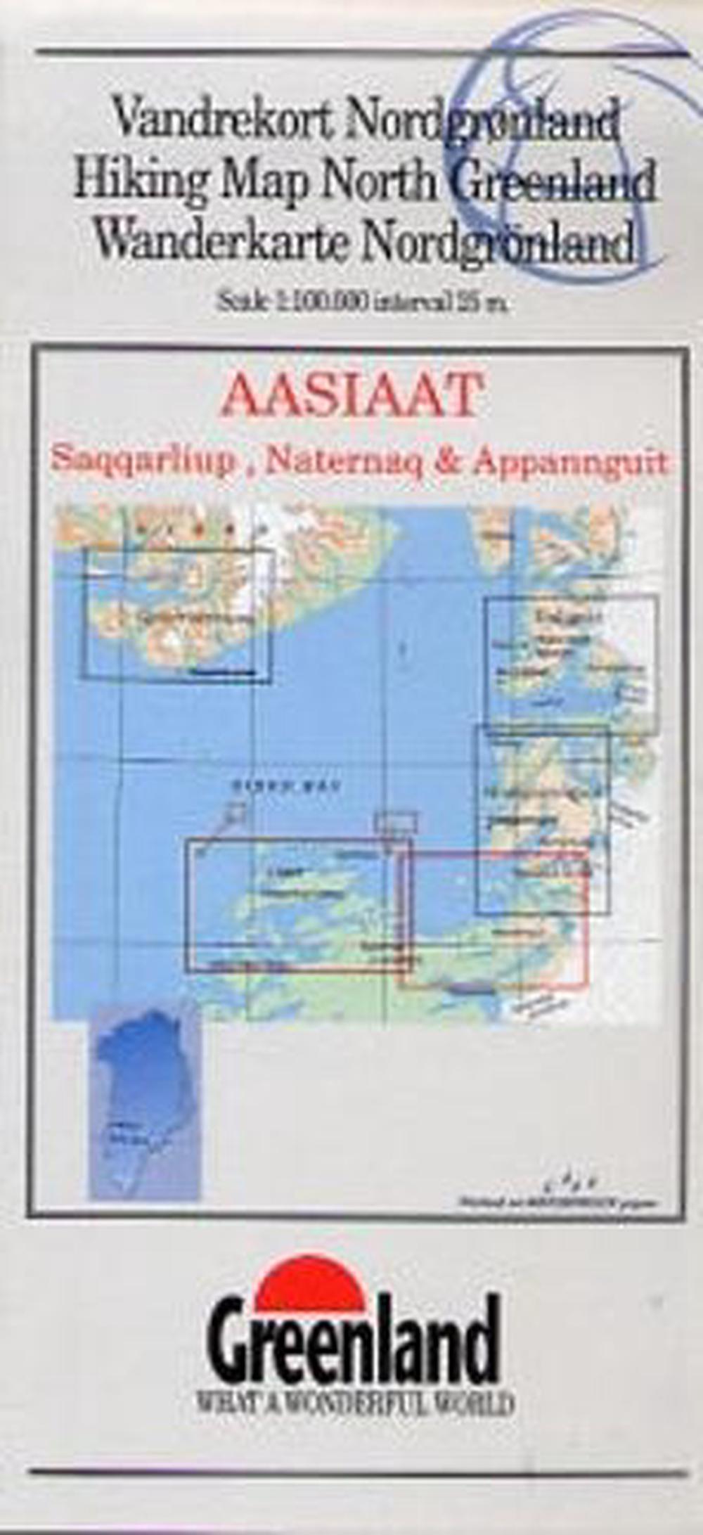 Aasiaat (18) North Greenland 1:100,000, 9788790677190