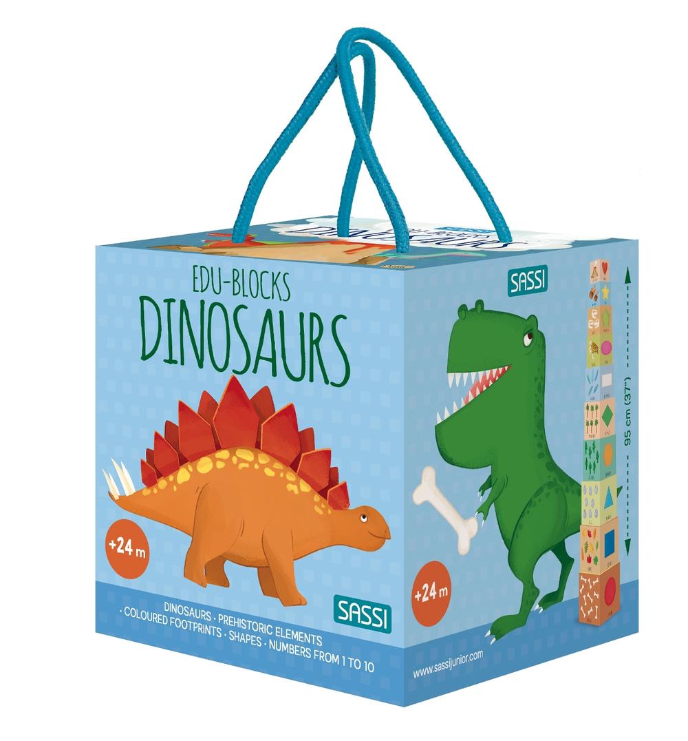 Dinosaur Edu Blocks and Book Set Dinosaur Edu Blocks and Book Set