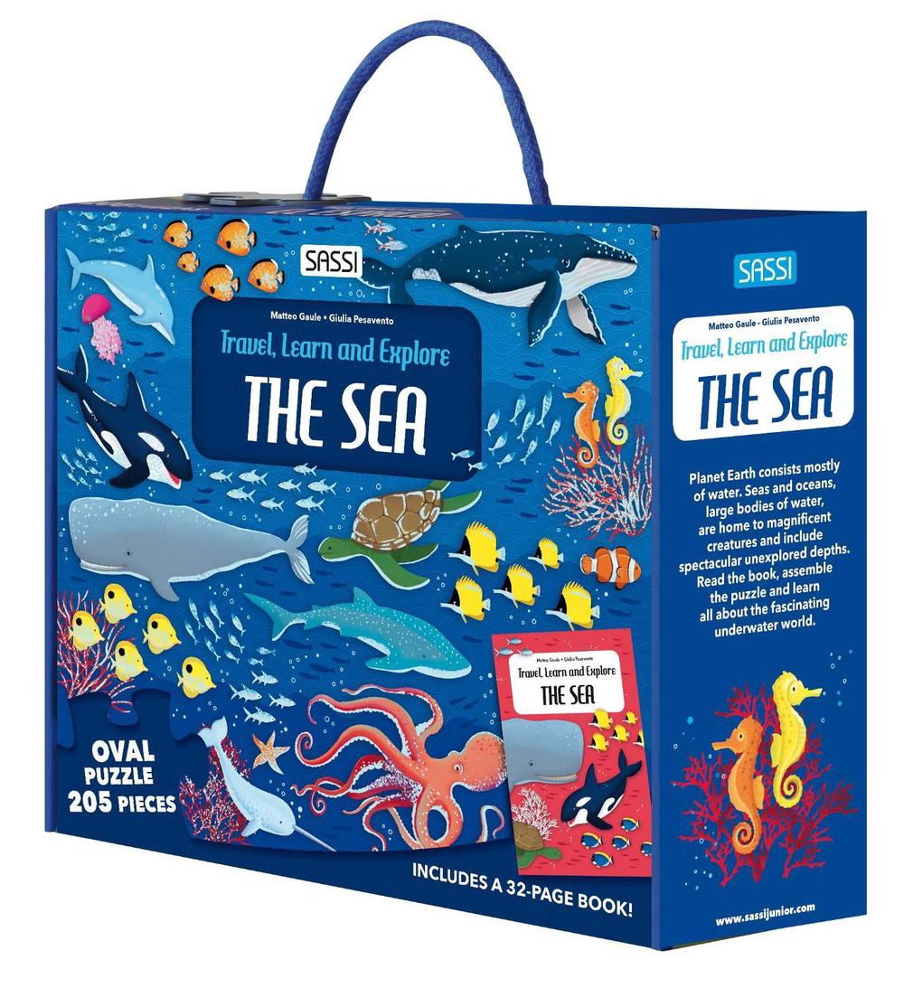 Travel, Learn and Explore Puzzle and Book Set - THE SEA Travel, Learn and Explore Puzzle and Book Set - THE SEA