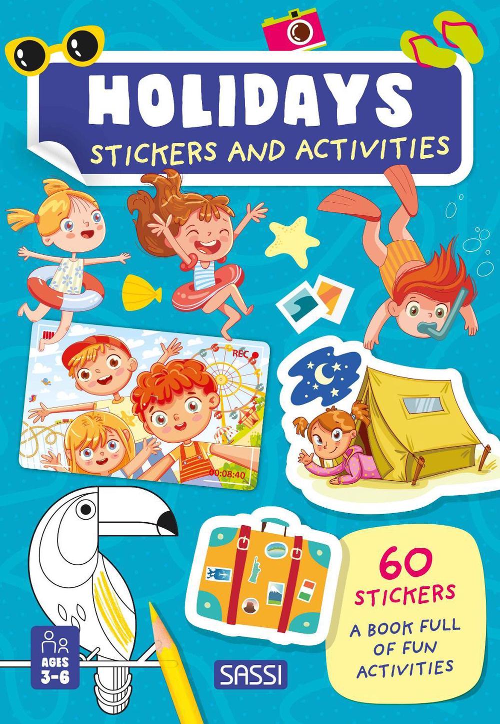 Stickers and Activities Book (Holidays), 9788830356344