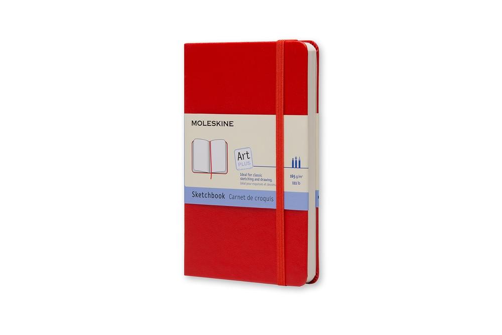 Moleskine Sketchbook Pocket, Red, Hard by Moleskine, Hardcover
